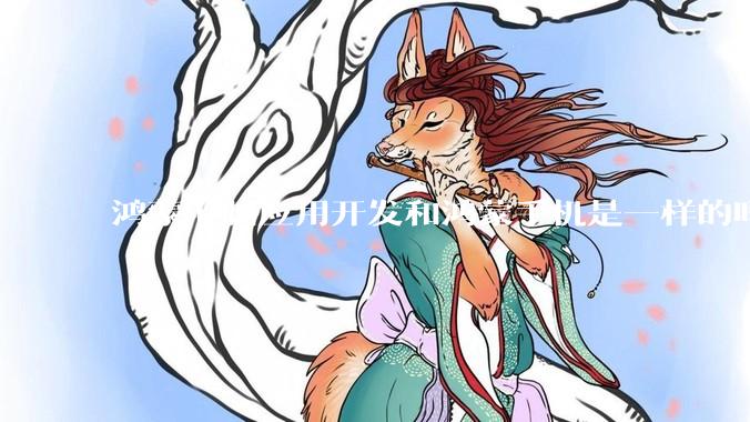 鸿蒙电脑应用开发和鸿蒙手机是一样的吗？