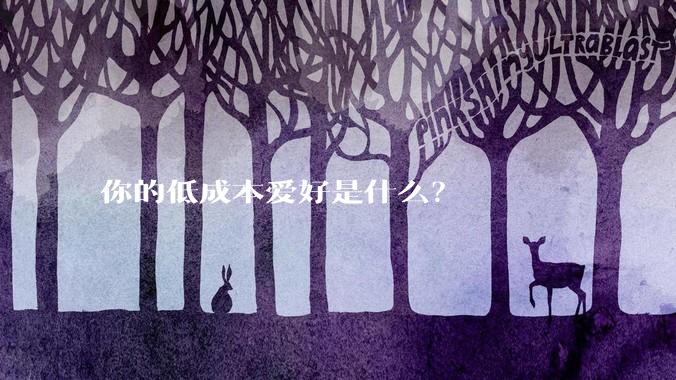 你的低成本爱好是什么？