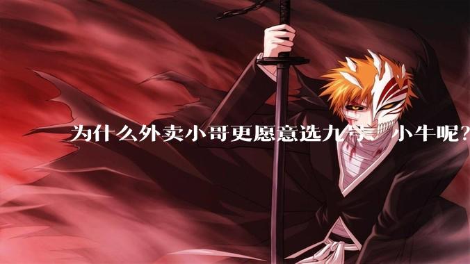 为什么外卖小哥更愿意选九号、小牛呢？