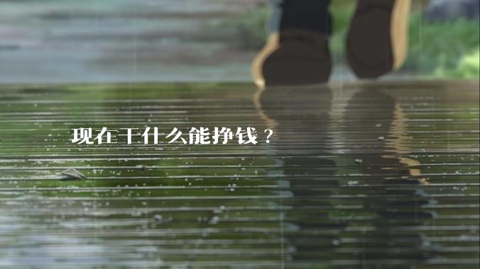 现在干什么能挣钱?