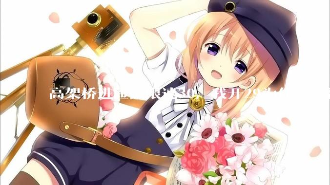 高架桥进匝道限速30，我开29为什么会被后车滴?