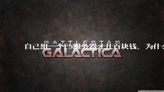 自己组一个E5服务器才几百块钱，为什么去阿里云租这么贵?