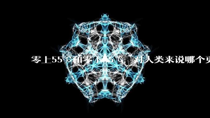 零上55℃和零下55℃，对人类来说哪个更难以适应？